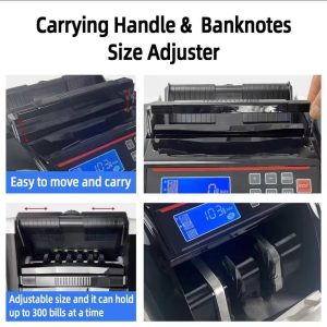 Model 580 Currency Counter – 100% Fake Note Detection | Multi-Currency Compatible