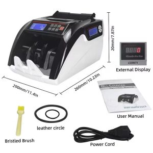 Model 580 Currency Counter – 100% Fake Note Detection | Multi-Currency Compatible
