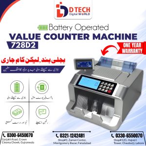 Battery operated value counter 728D2